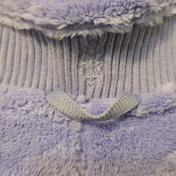 Free People Periwinkle Fleece Jacket Size Med. Very Oversized - Picture 3 of 6